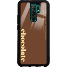 Spoyi Xiaomi Redmi 9 Choclate Tasarımlı Glossy Telefon Kılıfı
