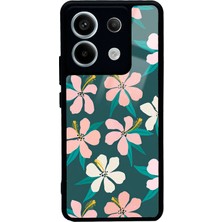 Spoyi Xiaomi Redmi Note 13 Pro 5g Leaf Flovers Tasarımlı Glossy Telefon Kılıfı