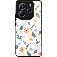 Spoyi Xiaomi Redmi Note 14 5g Minik Çiçekler Tasarımlı Glossy Telefon Kılıfı