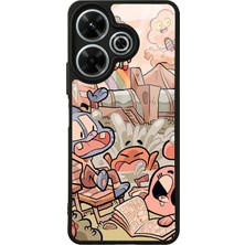 Spoyi Xiaomi Redmi 13 4g Gumball Tasarımlı Glossy Telefon Kılıfı