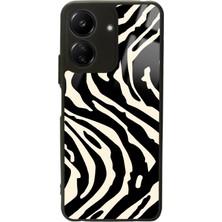 Spoyi Xiaomi Redmi 13C Zebra Tasarımlı Glossy Telefon Kılıfı