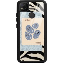 Spoyi Xiaomi Redmi 9c Zebra Emoji Tasarımlı Glossy Telefon Kılıfı