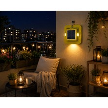 YDGR Yeşil Panther Taşınabilir Solar LED Kamp ,balkon ve Bahçe Lambası