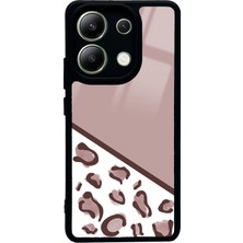 Spoyi Xiaomi Redmi Note 13 4g Kahve Leopar Tasarımlı Glossy Telefon Kılıfı