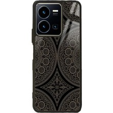 Spoyi Vivo Y35 Osmanlı Motif Tasarımlı Glossy Telefon Kılıfı