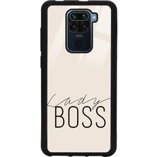 Spoyi Xiaomi Redmi Note 9 Lady Boss Tasarımlı Glossy Telefon Kılıfı