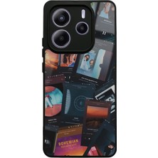 Spoyi Xiaomi Redmi Note 14 4g Music Retro Tasarımlı Glossy Telefon Kılıfı
