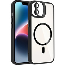 Techora Sale Mey Ithalat®   iPhone 11 Remim Lensli Magsafe Standlı Kapak - Siyah
