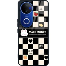 Spoyi Vivo V50 Make Money Tasarımlı Glossy Telefon Kılıfı
