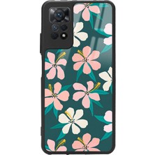 Spoyi Xiaomi Redmi Note 11 Pro Leaf Flovers Tasarımlı Glossy Telefon Kılıfı
