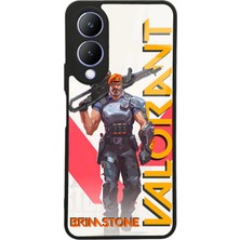 Spoyi Vivo Y17S Valorant Brimstone Tasarımlı Glossy Telefon Kılıfı