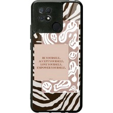 Spoyi Xiaomi Redmi 10A Emoji Zebra Tasarımlı Glossy Telefon Kılıfı