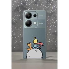 Spoyi Xiaomi Redmi Note 13 Pro 4g Küçük Prens Tasarımlı Şeffaf Silikon Telefon Kılıfı