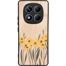 Spoyi Xiaomi Redmi Note 14 Pro 4g Watercolor Sunflower Tasarımlı Glossy Telefon Kılıfı