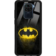 Spoyi Xiaomi Redmi Note 9 Yellow Batman Tasarımlı Glossy Telefon Kılıfı