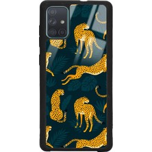 Spoyi Samsung A71 Leaf Leopar Tasarımlı Glossy Telefon Kılıfı