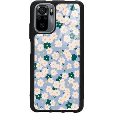 Spoyi Xiaomi Redmi Note 10 - 10S Daisy Pattern Tasarımlı Glossy Telefon Kılıfı