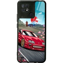 Spoyi Xiaomi Redmi 10C Supra Tasarımlı Glossy Telefon Kılıfı