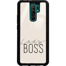 Spoyi Xiaomi Redmi 9 Lady Boss Tasarımlı Glossy Telefon Kılıfı