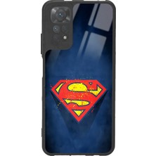 Spoyi Xiaomi Redmi Note 11S Superman Tasarımlı Glossy Telefon Kılıfı