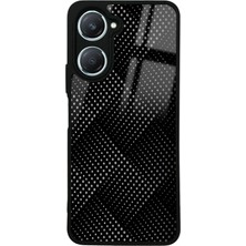 Spoyi Vivo Y18 Black And Gray Tasarımlı Glossy Telefon Kılıfı