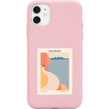 Spoyi Iphone 11 Palermo Tasarımlı Pudra Lansman Telefon Kılıfı