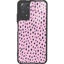 Spoyi Xiaomi Redmi Note 11S Pembe Benek Tasarımlı Glossy Telefon Kılıfı