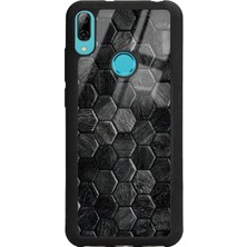 Spoyi Huawei Y6 (2019) Taşlar Tasarımlı Glossy Telefon Kılıfı
