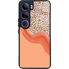 Spoyi Vivo V40 Lite Nude Benekli Tasarımlı Glossy Telefon Kılıfı