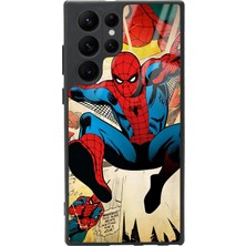 Spoyi Samsung S22 Ultra Spider-Man Örümcek Adam Tasarımlı Glossy Telefon Kılıfı
