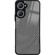 Spoyi Vivo Y18 Triptrance Wave Tasarımlı Glossy Telefon Kılıfı
