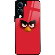 Spoyi Vivo Y04 Red  Tasarımlı Glossy Telefon Kılıfı