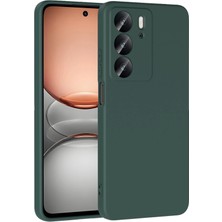 Techora Sale Mey Ithalat®  Realme C75 4g First Silikon - Koyu Yeşil