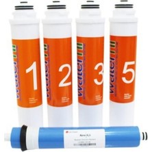 Sulook Waterlife Uyumlu Su Arıtma Cihazı 5'li Filtre Seti