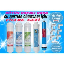 Sulook Inline Kapalı Kasa Tüm Su Arıtma Cihazlarına Uyumlu 5'li Filtre Takımı