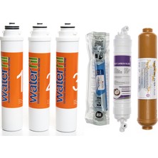 Sulook Waterlife Su Arıtma Cihazı Uyumlu Tak-Çevir 6'lı Filtre Seti, Lg Membranlı