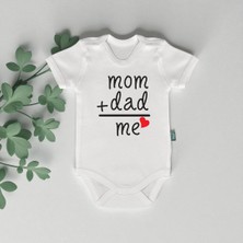 Can Baby Anne Baba Özel Bebek Body & Zıbın Mom + Dad = Me