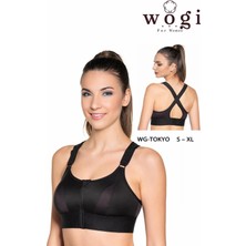 Wogi Wo&gi Tokyo Fermuarlı Omuzu Sırtı Ayarlı Çapraz Askılı Toparlayıcı Sporcu ve Ameliyat Sütyeni