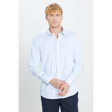 Altınyıldız Classics Ütü Gerektirmeyen %100 Pamuk Slim Fit Klasik Yaka Gömlek