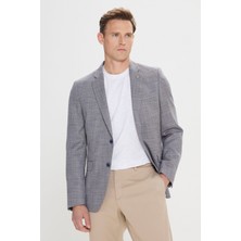 Altınyıldız Classics Comfort Fit Rahat Kesim Mono Yaka Casual Blazer Ceket