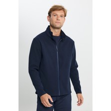 Altınyıldız Classics Standart Fit Dik Yaka Cepli Fermuarlı Sweatshirt Polar