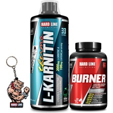 Hardline Nutrition Hardline Thermo L-Karnitin Yeşil Elma + Burner Kombinasyonu 1000 ml İçerik Bilgisi ile Türkiye Menşeli