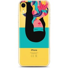 Spoyi Iphone Xr Ters Kafa Tasarımlı Süper Şeffaf Telefon Kılıfı