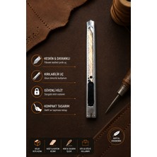 Claw Küçük Boy Metal Maket Bıçağı 9mm – Sürgülü Kilitli Keskin Çelik Falçata Kretuar Bıçağı