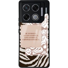 Spoyi Infinix Gt 20 Pro Emoji Zebra Tasarımlı Glossy Telefon Kılıfı