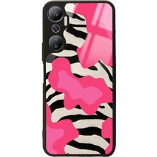 Spoyi Infinix Hot 20 Pink Milky Tasarımlı Glossy Telefon Kılıfı
