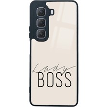 Spoyi Infinix Hot 50 Lady Boss Tasarımlı Glossy Telefon Kılıfı
