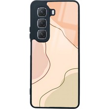 Spoyi Infinix Hot 50 Nude Colors Tasarımlı Glossy Telefon Kılıfı