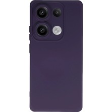 Techora Sale Mey Ithalat®   Redmi Note 13 Pro 4g Kılıf Nano Içi Kadife Silikon - Mor