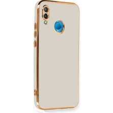 Techora Sale Mey Ithalat®  Huawei P20 Lite Kılıf Volet Silikon - Beyaz